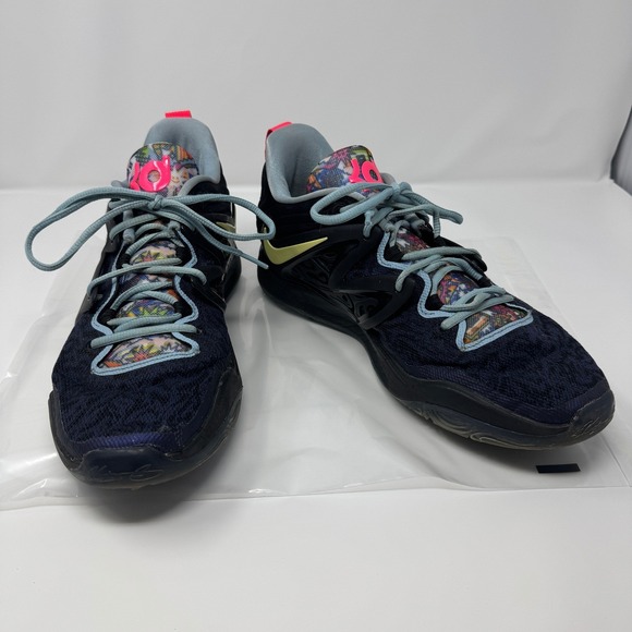 Nike KD15 Easy Kevin Durant Basketball Shoes Black Air Zoom US 12 DC1975-001 EUC - Picture 1 of 8
